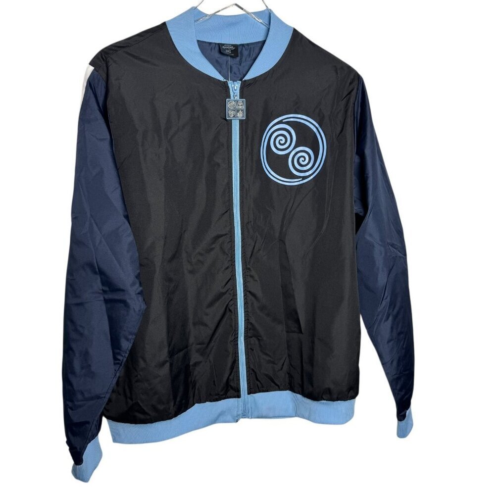 Avatar The Last Airbender Nickelodeon Aang Avatar State Track Jacket Navy Blue S